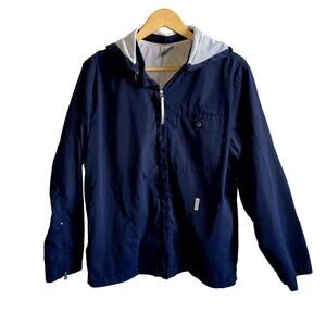 Nike Jacket Women Size Medium 8/10 With Hood Blue *